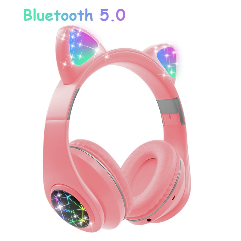 Écouteurs de sport sans fil à oreilles de chat – Bluetooth, réduction de bruit et maintien sûr