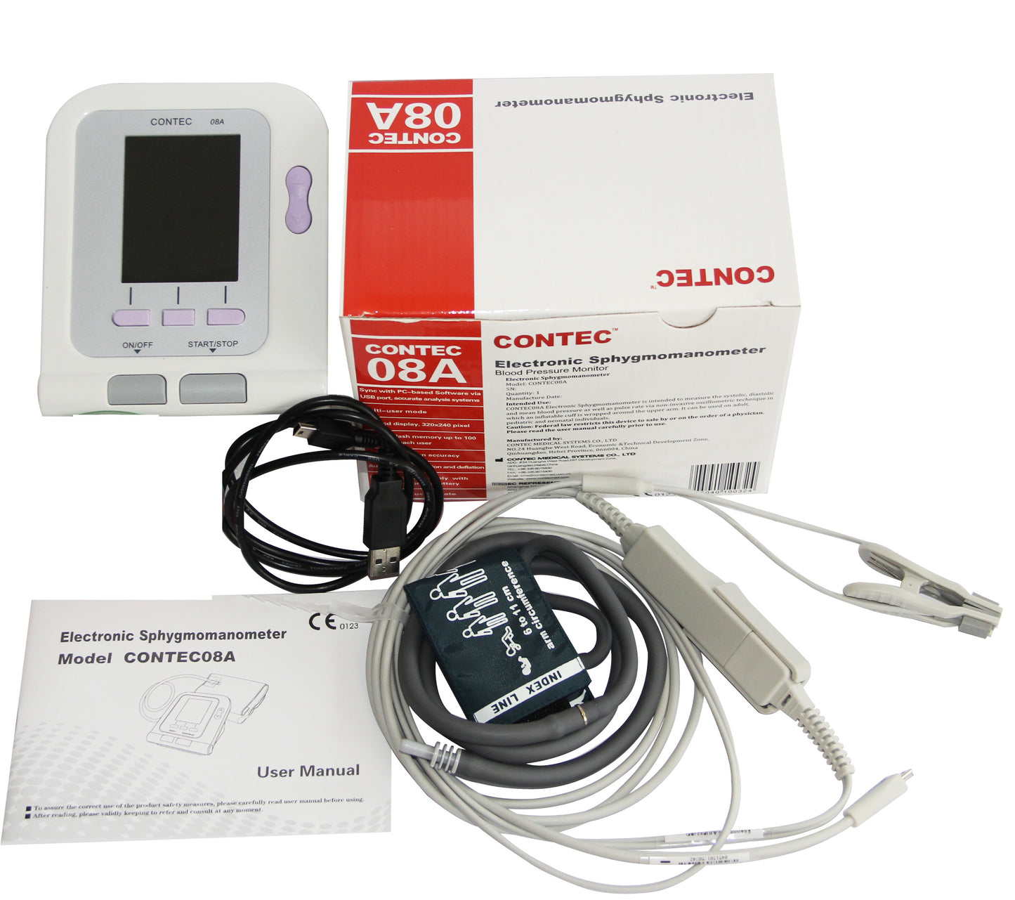 CONTEC08A VET Digital Veterinary Blood Pressure Monitor NIBP SP02 PC Software Dog Cat "Shipping available to US only."
