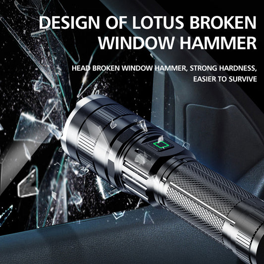 L2 Rechargeable LED Flashlight - Waterproof Long Range | Electronik-earth