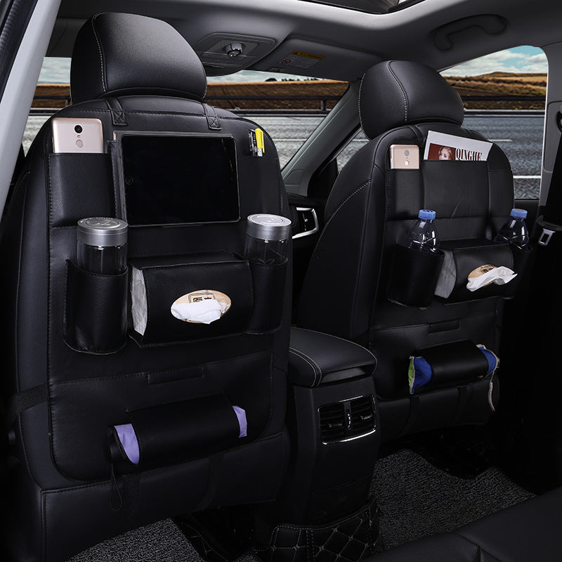 Accessoires intérieurs de voiture Sièges multifonctionnels en cuir pliables